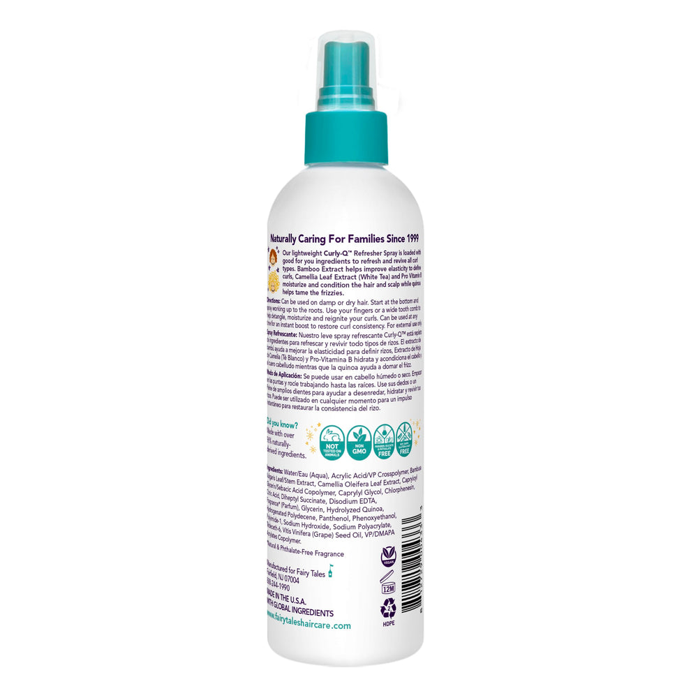 Brume definissante Fairy Tales Curly-Q Refresher, pour boucles bien structurées.