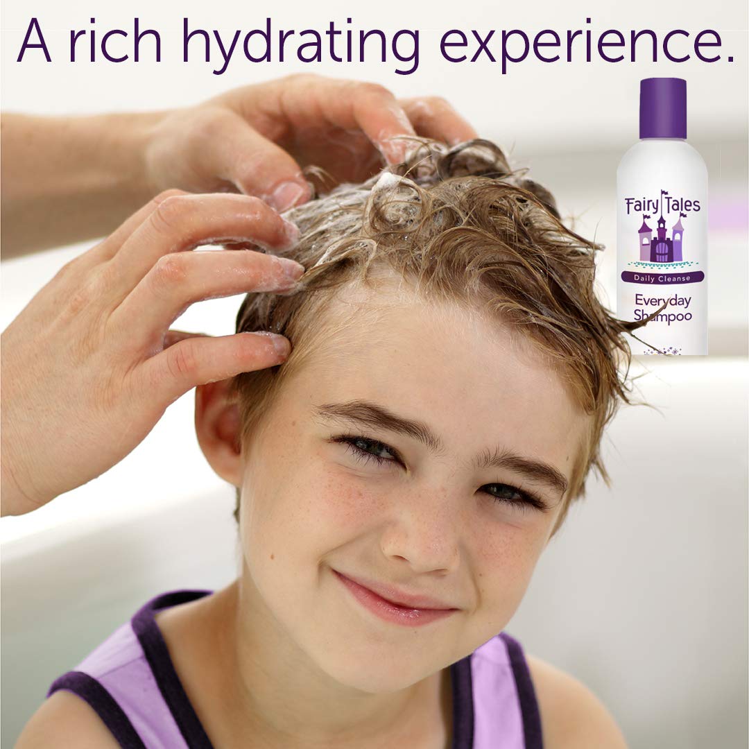 Kids embrace bath time with Fairy Tales Daily Cleanse for daily use.