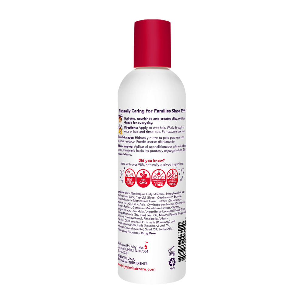Fairy Tales Rosemary Repel — cheveux des enfants détendus après application.