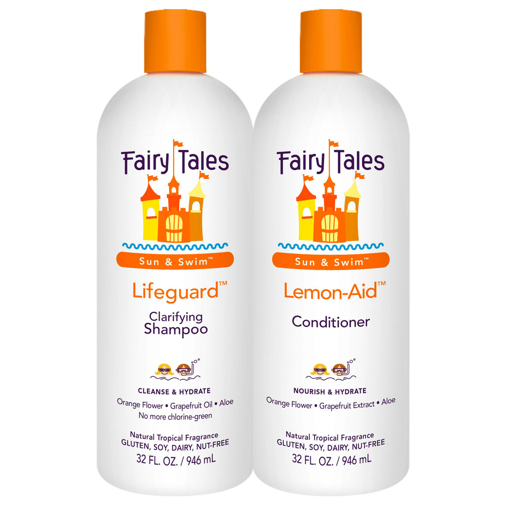 Fairy Tales Sun & Swim Shampoing Enfant: bouteille prête à démêler les cheveux