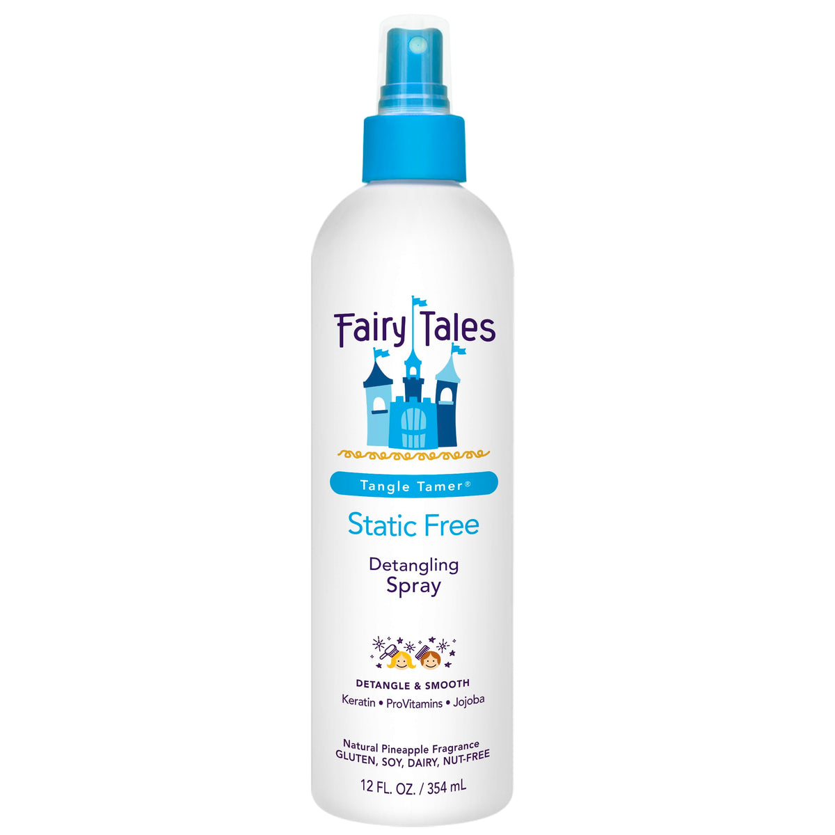 Fairy Tales Tangle Tamer — bouteille détanglant qui facilite le démêlage en douceur.
