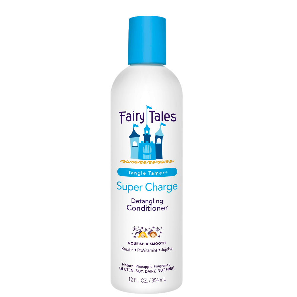 Bouteille Fairy Tales Tangle Tamer Super Charge pour cheveux d'enfant, démêlage facilité