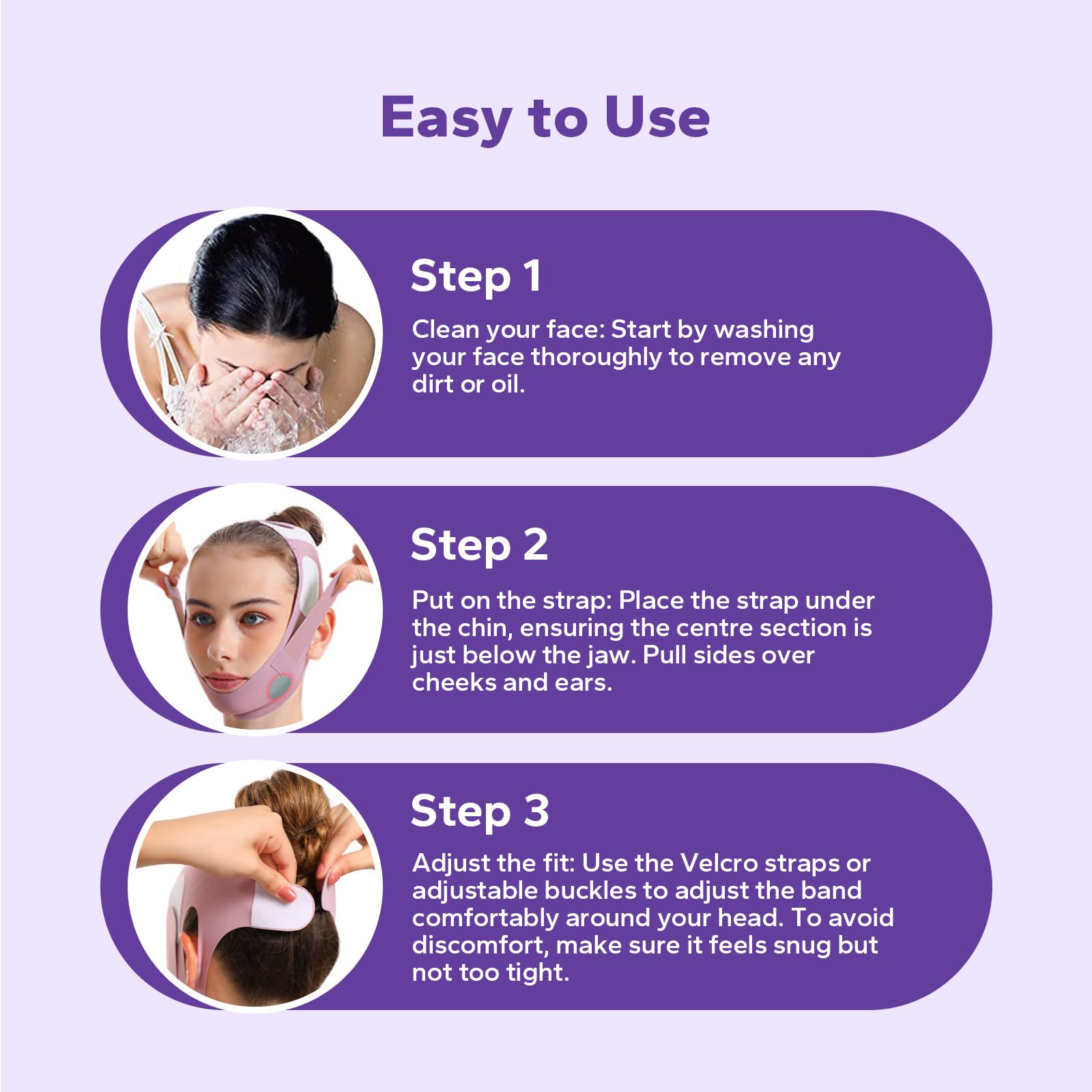 FairyFace accessoire visage confortable, parfait pour le soin quotidien
