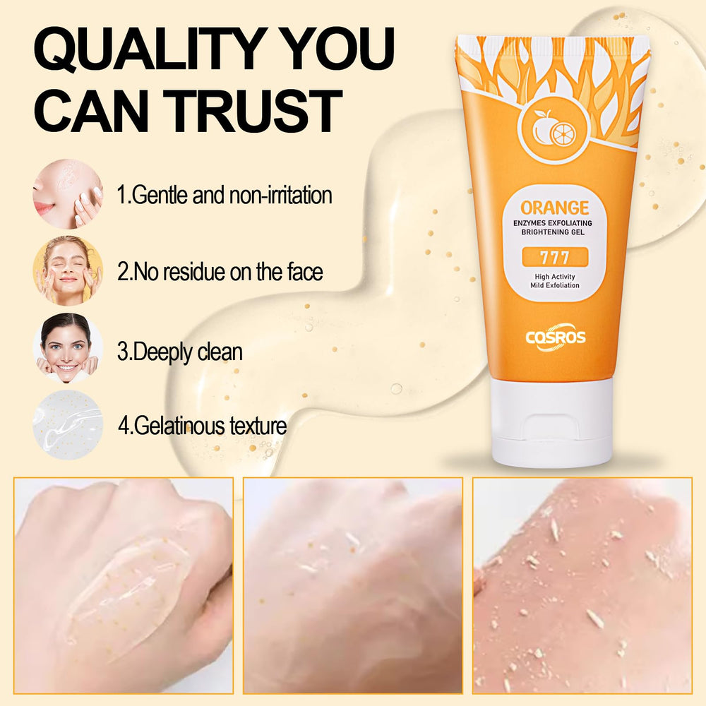 FAIRYTALESPACE gel exfoliant orange: hydratation longue durée après chaque utilisation