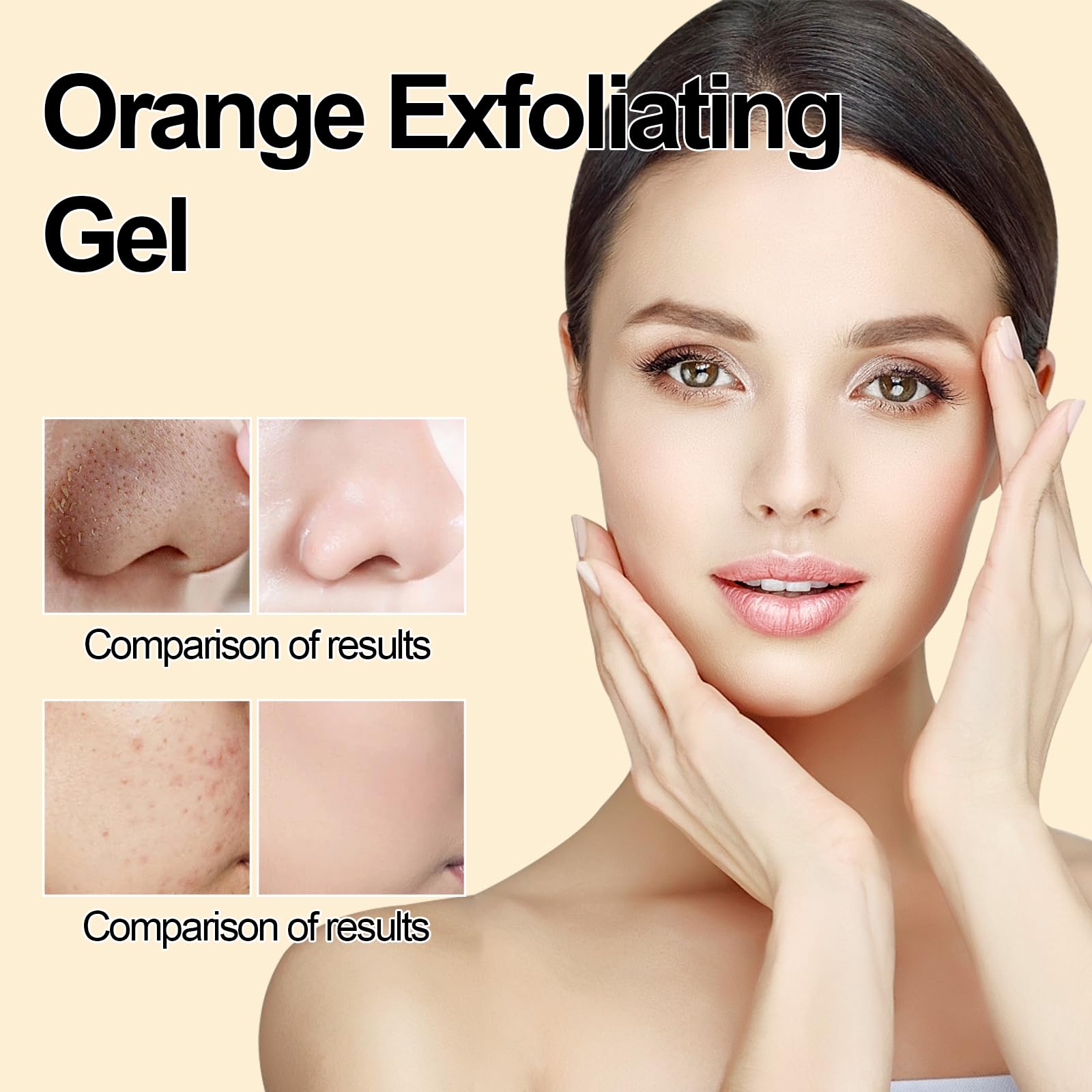 FAIRYTALESPACE gel exfoliant orange: texture douce qui convient à tous les types de peau