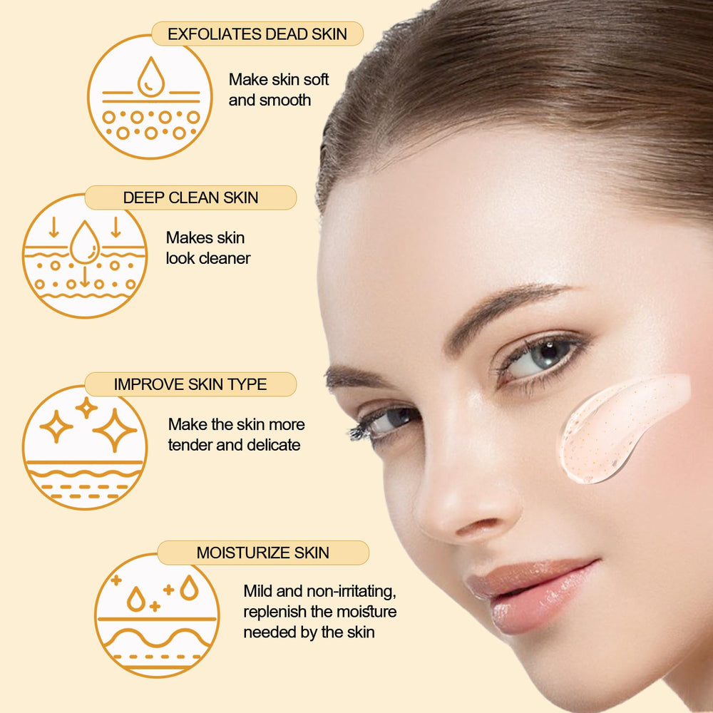FAIRYTALESPACE gel exfoliant orange: réduction des points noirs et douceur durable