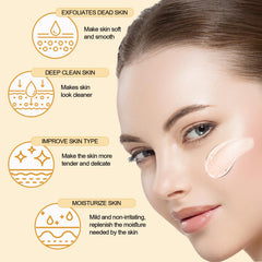 FAIRYTALESPACE gel exfoliant orange: réduction des points noirs et douceur durable