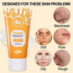 FAIRYTALESPACE gel exfoliant orange: peau plus nette et pores resserrés sur le visage