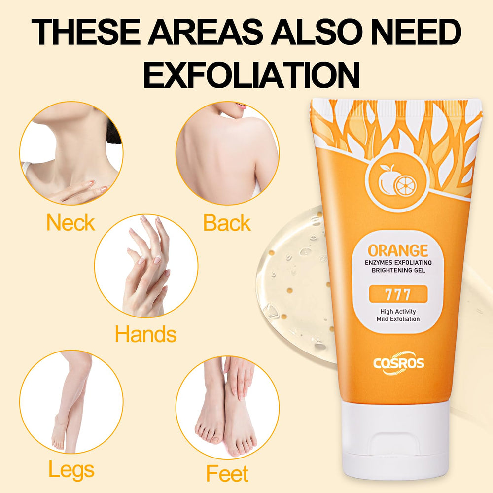 FAIRYTALESPACE gel exfoliant orange: senteur citrus rafraîchissante pendant le soin