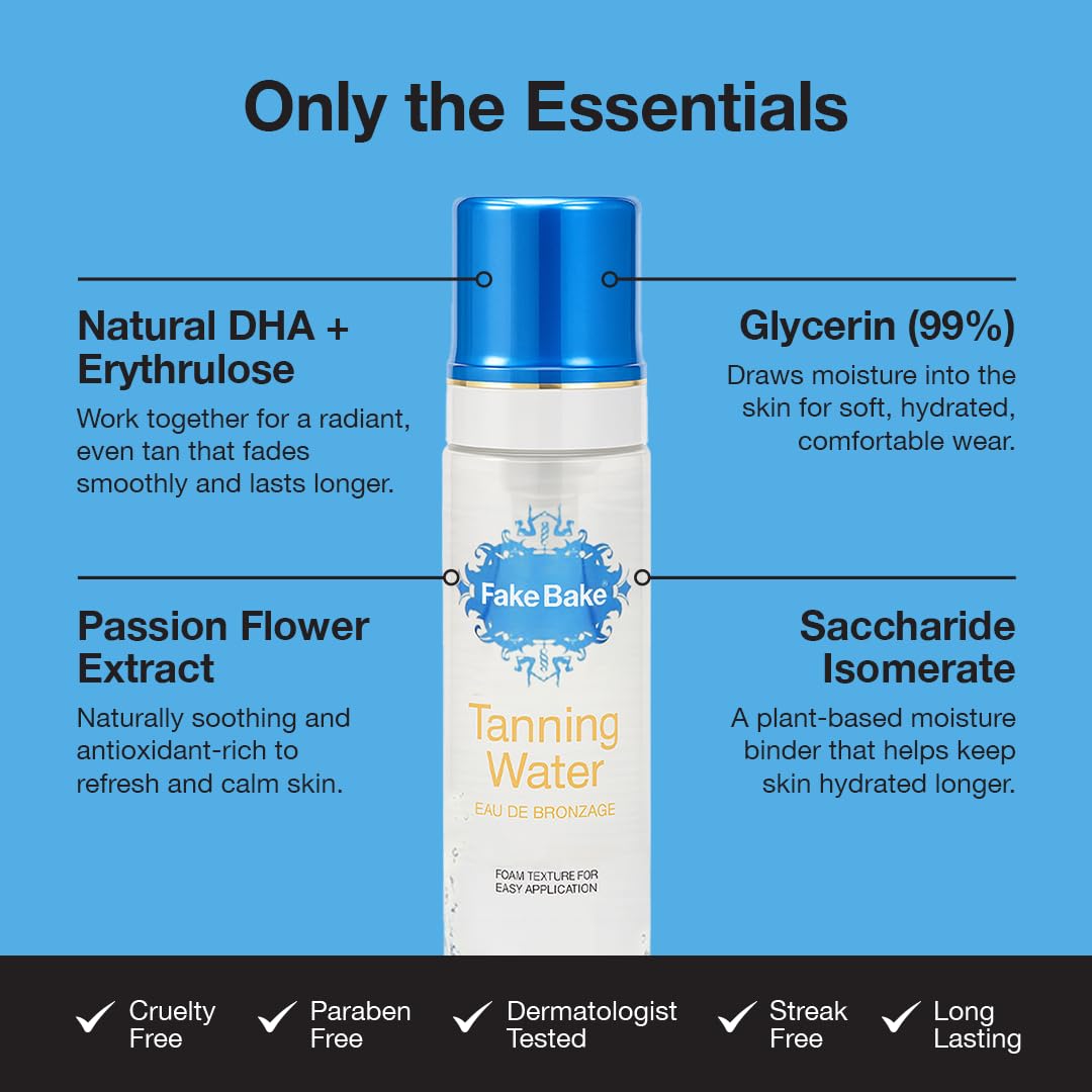 Fake Bake – extrait-passiflore contribue à nourrir la peau lors de l’application.