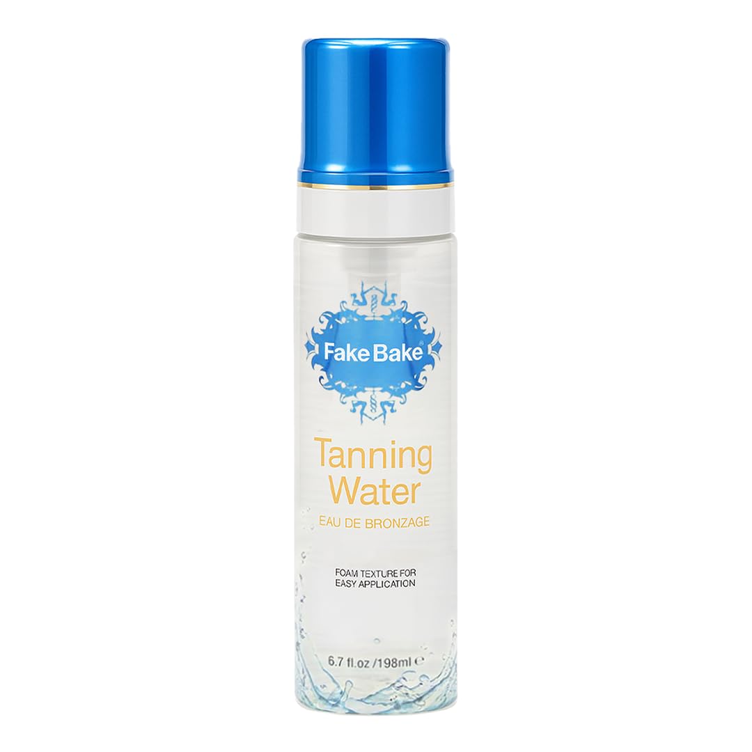 Fake Bake – bouteille d'eau auto-bronzante prête pour un bronzage naturel.