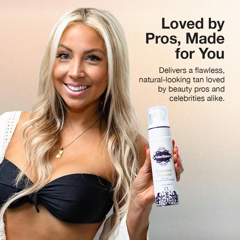 Formule naturelle DHA et vegan pour Fake Bake Flawless Mousse.