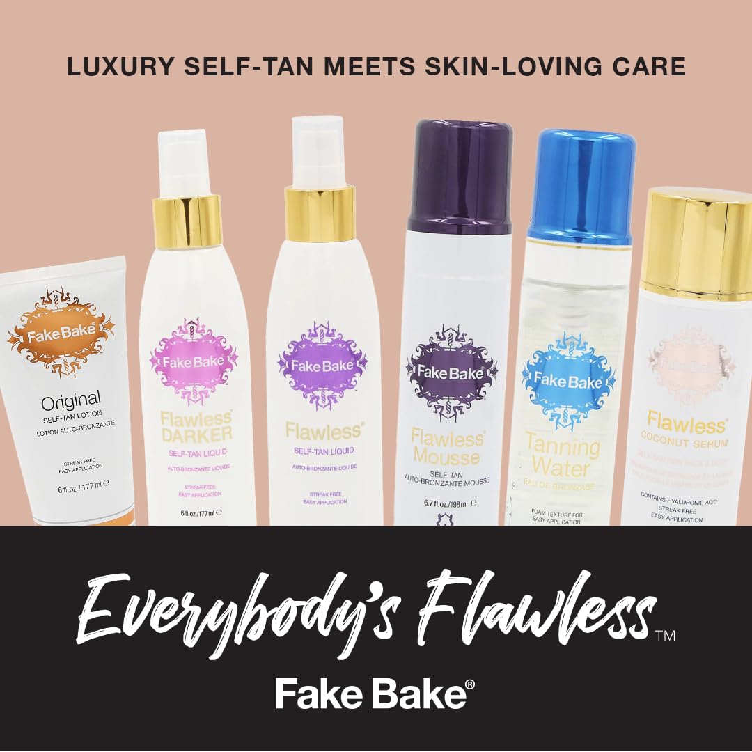 Teinte Fake Bake adaptée à toutes les carnations.