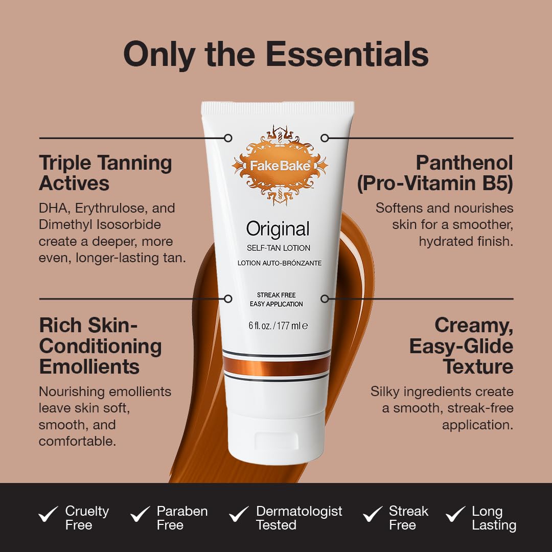 Fake Bake Original – fini bronze naturel après développement nocturne