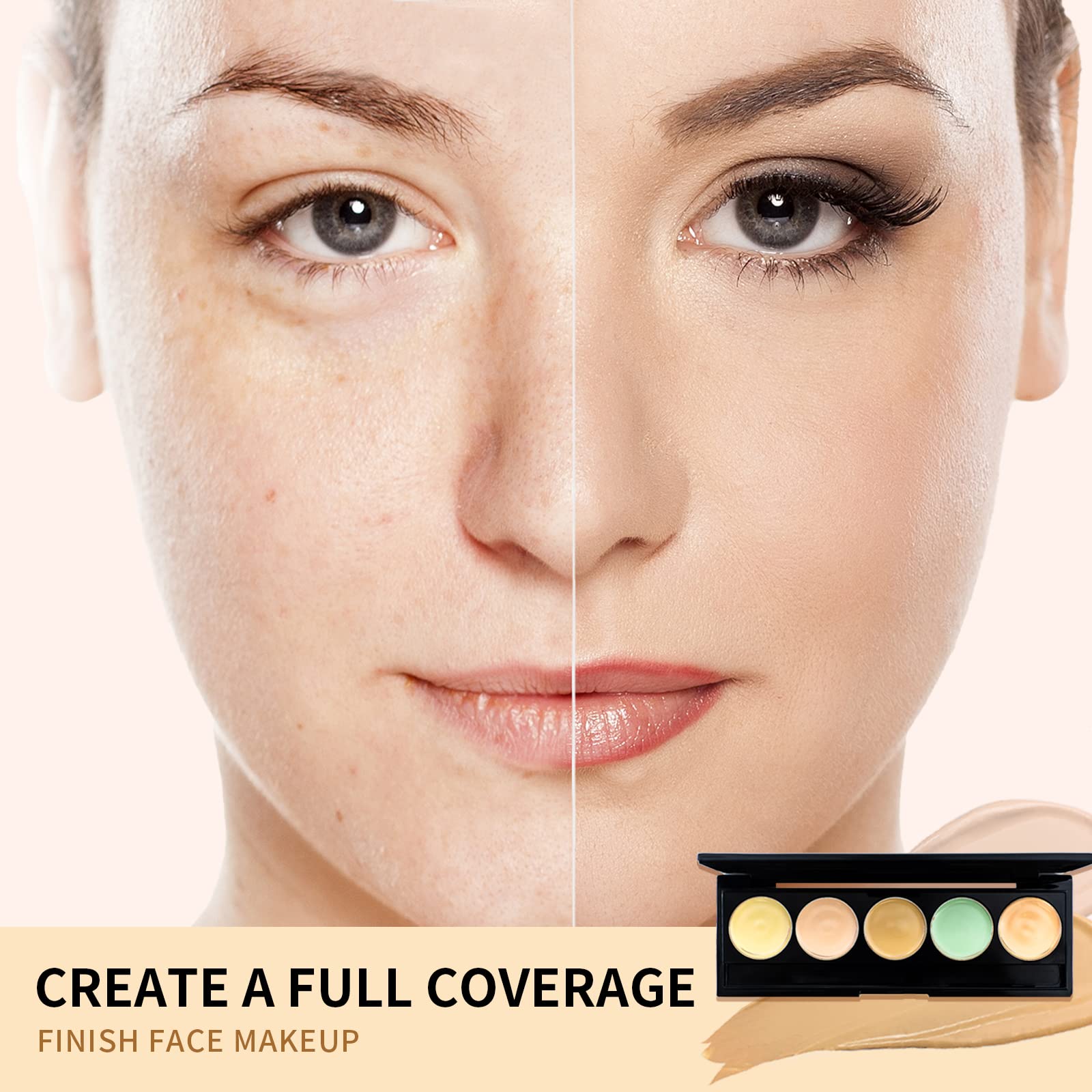 Correcteur beige chaud Falocutus pour masquer les imperfections et lisser le teint