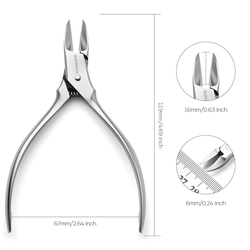 Ciseaux-cuticule FAMILIFE – format compact pour retouches rapides, en kit beauté.