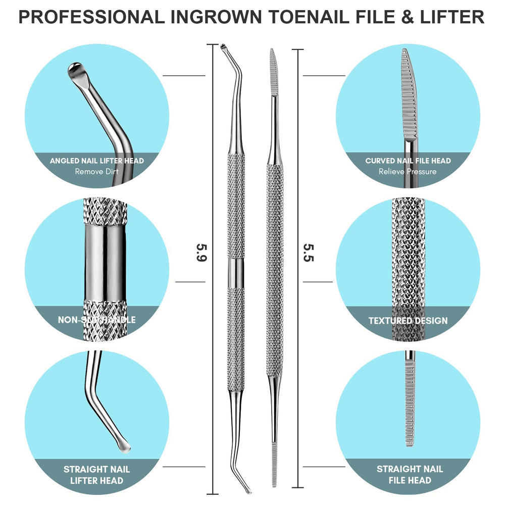 Familife lifter-ongle-incurve, retire les débris en douceur.
