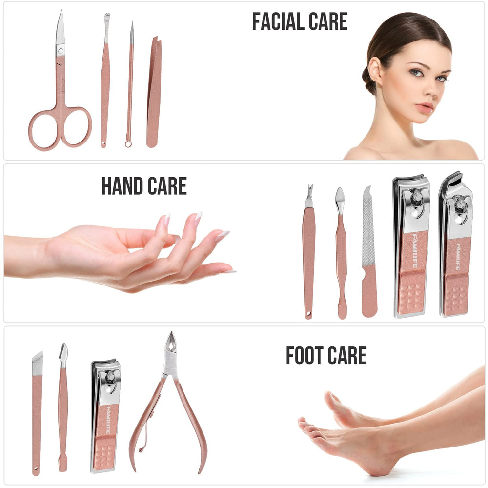 FAMILIFE nettoyeur-ongles pour nettoyer et préparer les ongles avant soin.