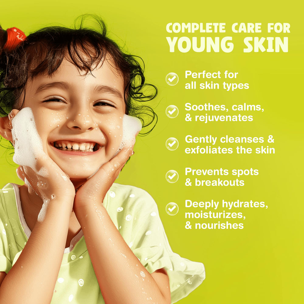 La Famille Naturelle et Biologique – nettoyant visage enfants et préadolescents.