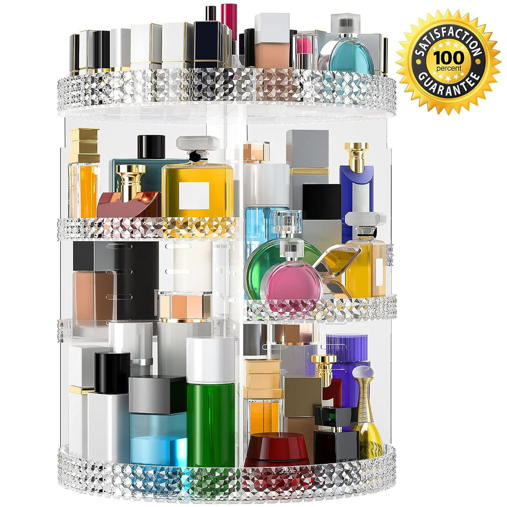 Famitree Porte-parfums en acrylique transparent, rangement élégant.