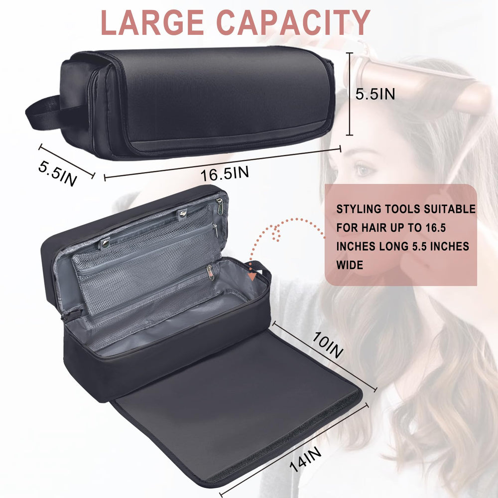 FAMOPLAY sac-outils-cheveux-compatibilite-marques: compatible avec des outils populaires.