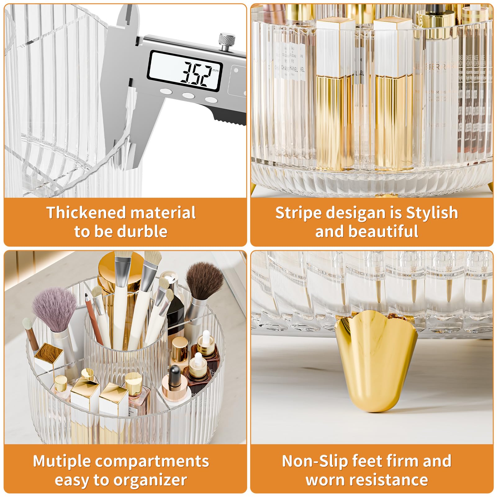 Fanado coffret cadeau organiseur maquillage au design élégant.