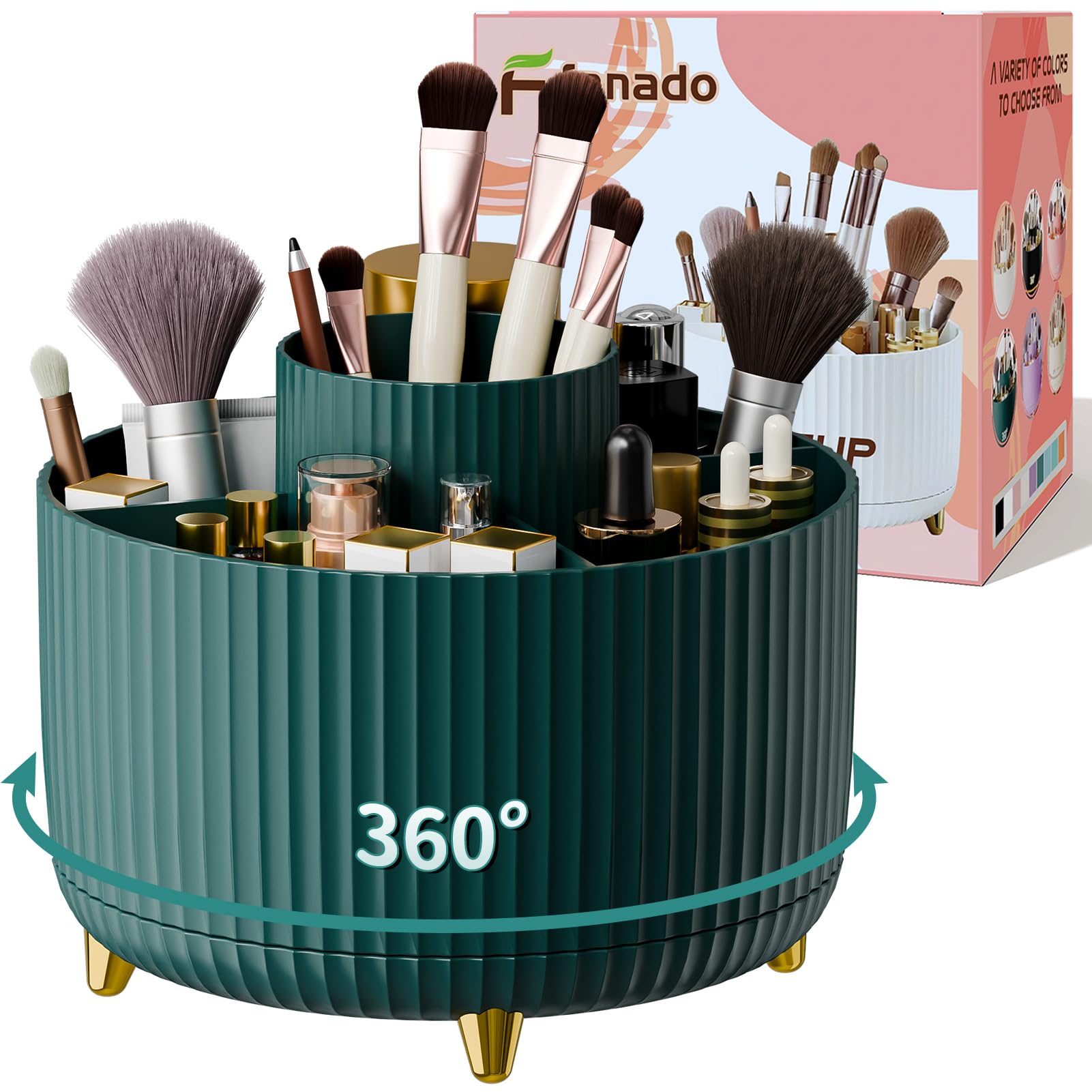 Fanado-rotation-360: organisation pinceaux maquillage facile et rapide.
