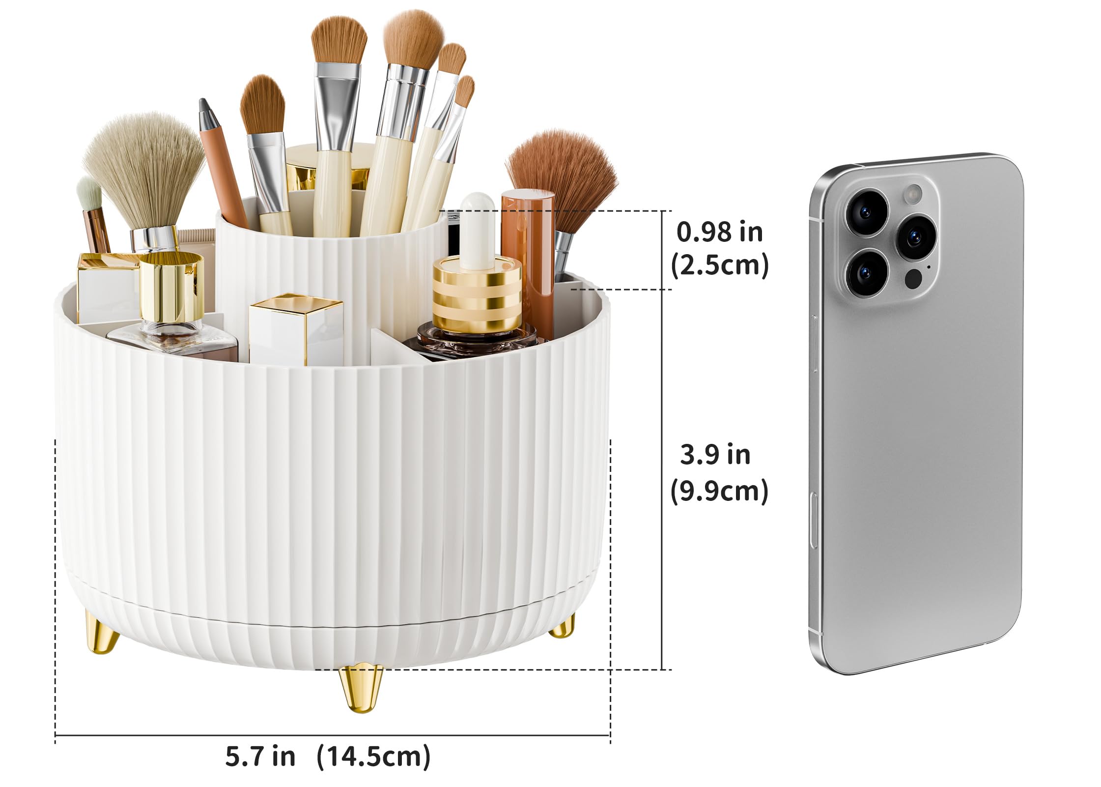 Fanado support maquillage multifonction pour coiffeuse et bureau