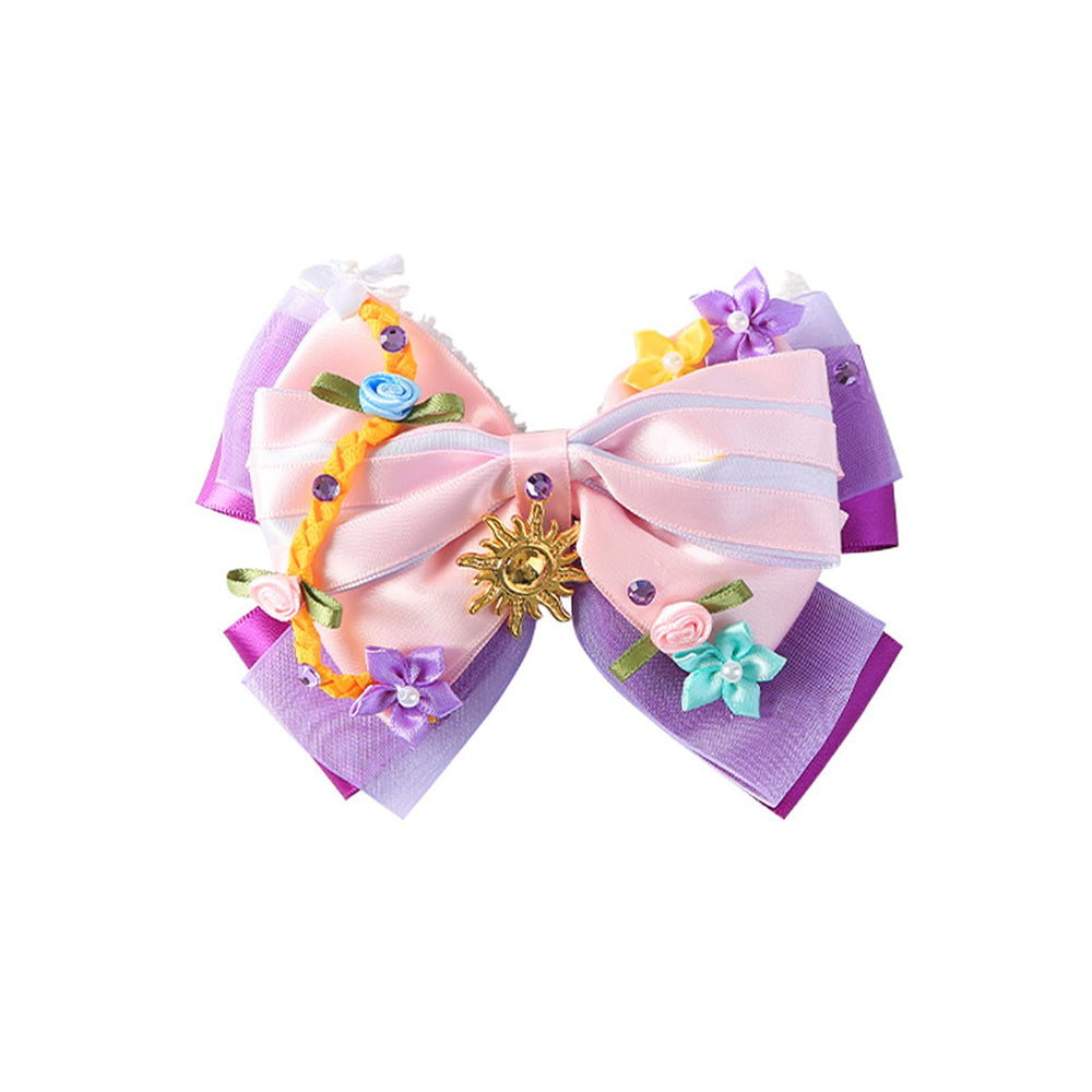 Fancheer barrette princesse 5 pouces violet, idéale pour compléter une tenue de fête.