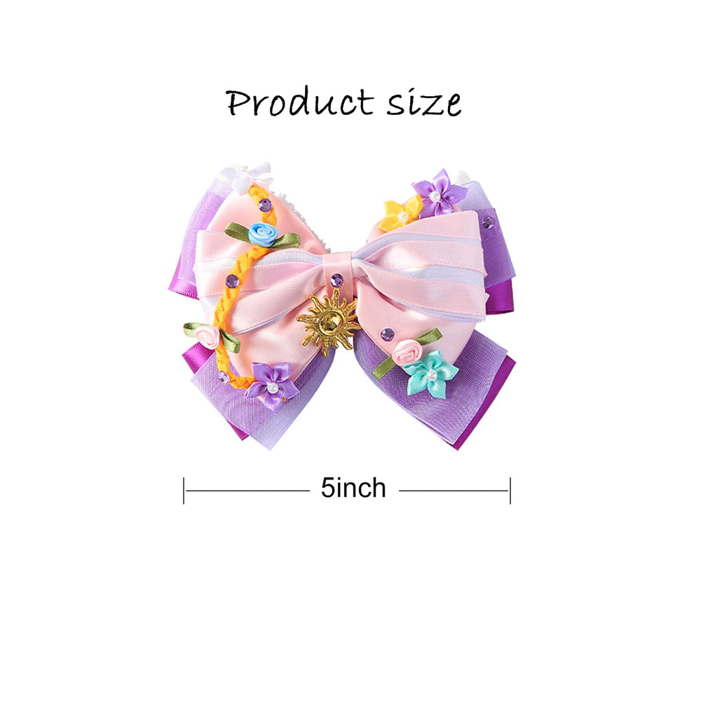 Fancheer broche-cheveux princesse décor doré et tulle, élégante pour occasions spéciales.