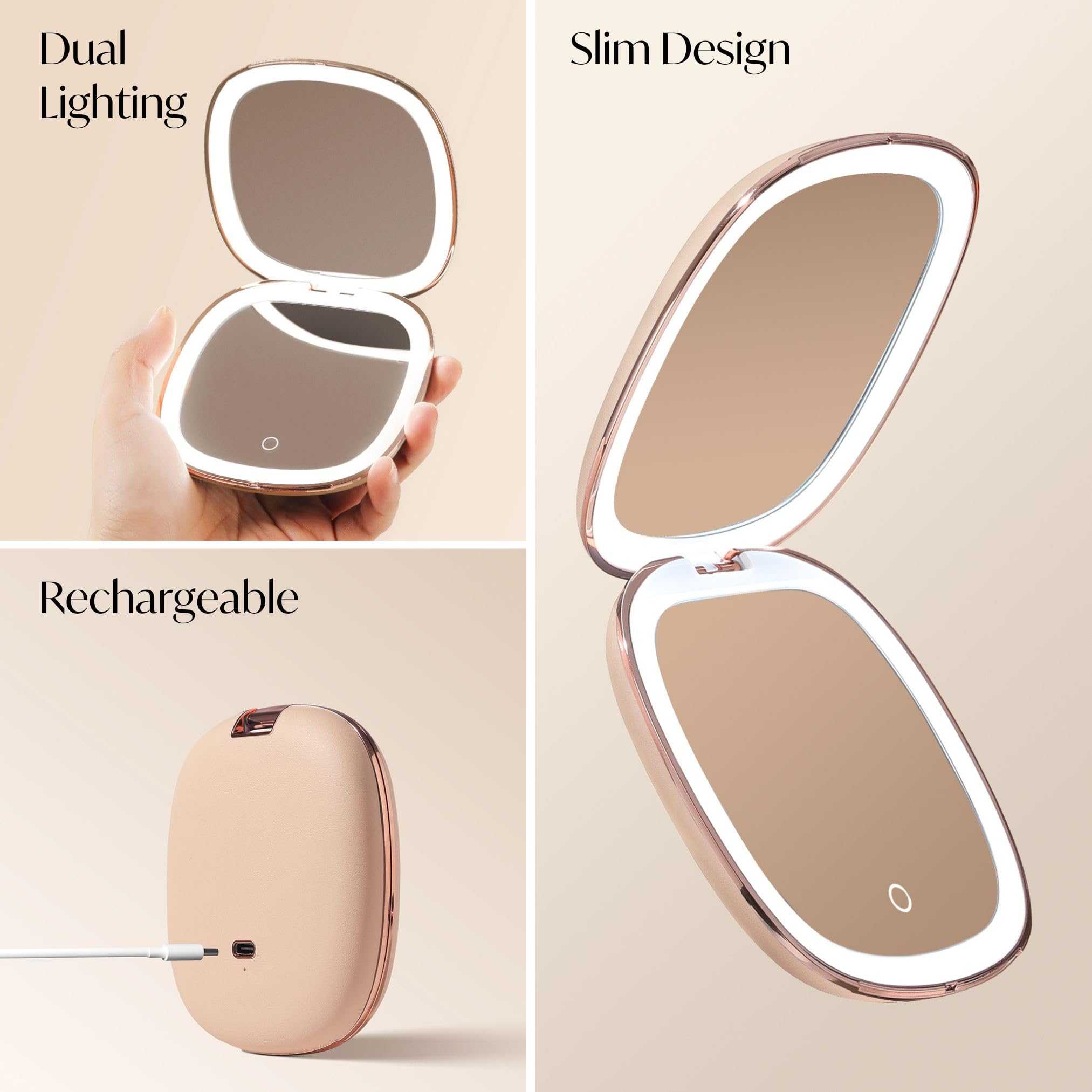 Design compact Mila 2 parfait pour sac à main et voyage.