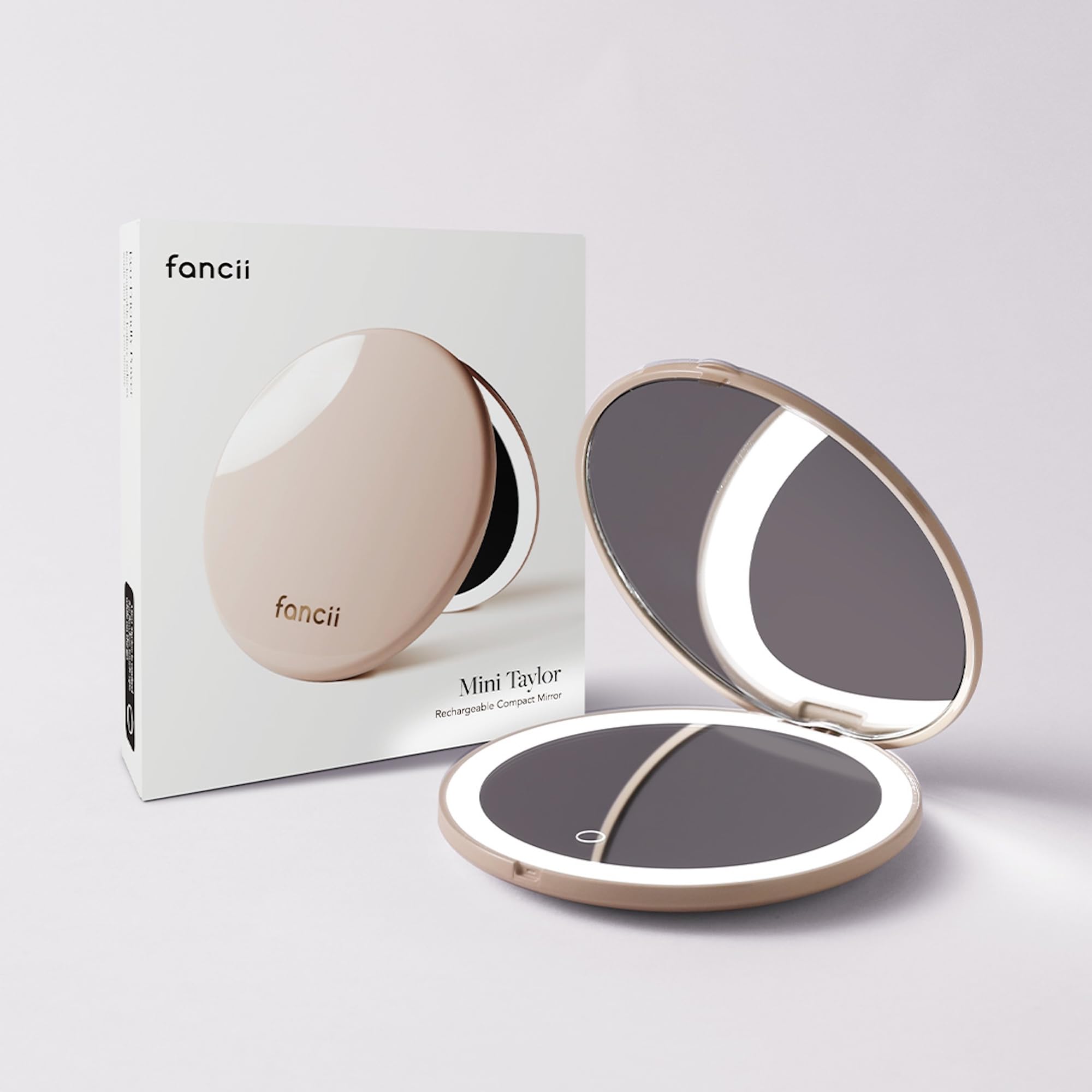 Taille 4 pouces, miroir léger et élégant pour retouches rapides.