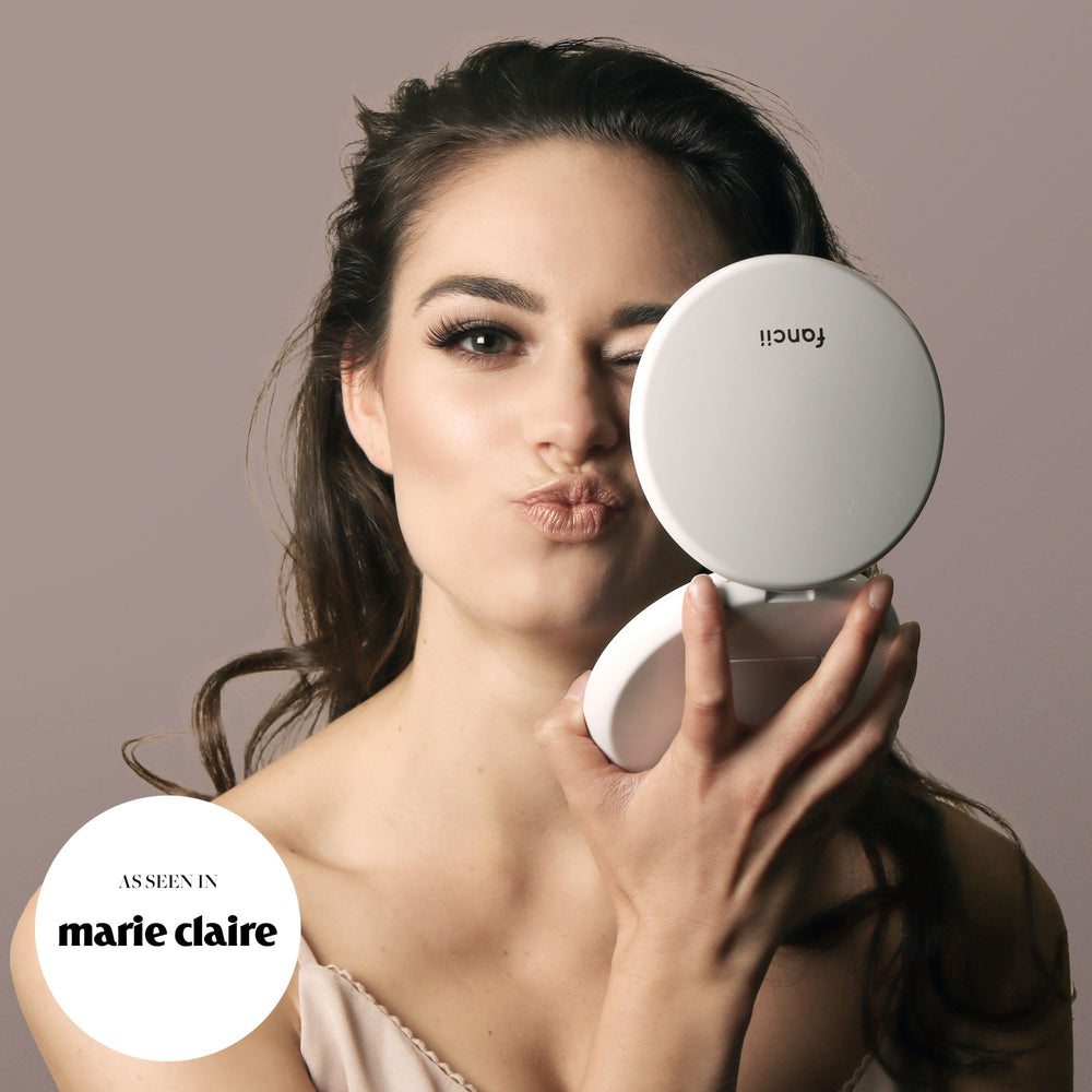 Miroir Fancii design compact et portable pour sac à main.
