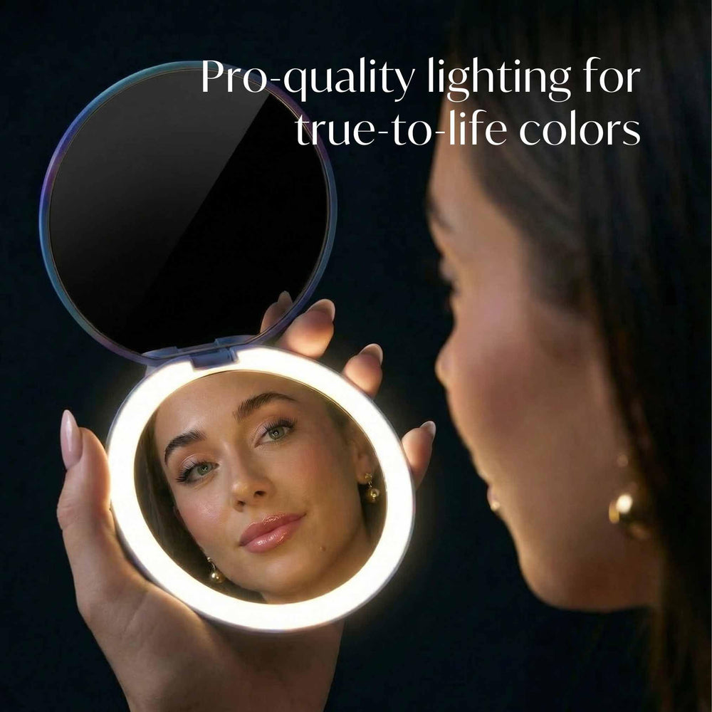 Éclairage à LED triple chez Fancii Taylor, idéal pour maquillage précis et retouches.