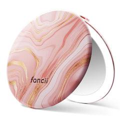 Miroir de voyage Fancii Taylor 5 pouces pour maquillage en déplacement.