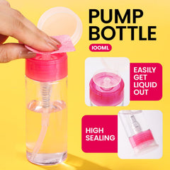 Bouteille Fandamei de dissolvant 100 ml avec pompe pratique