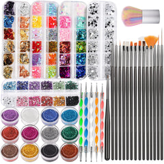 Brosses Fandamei art ongles pour motifs précis.