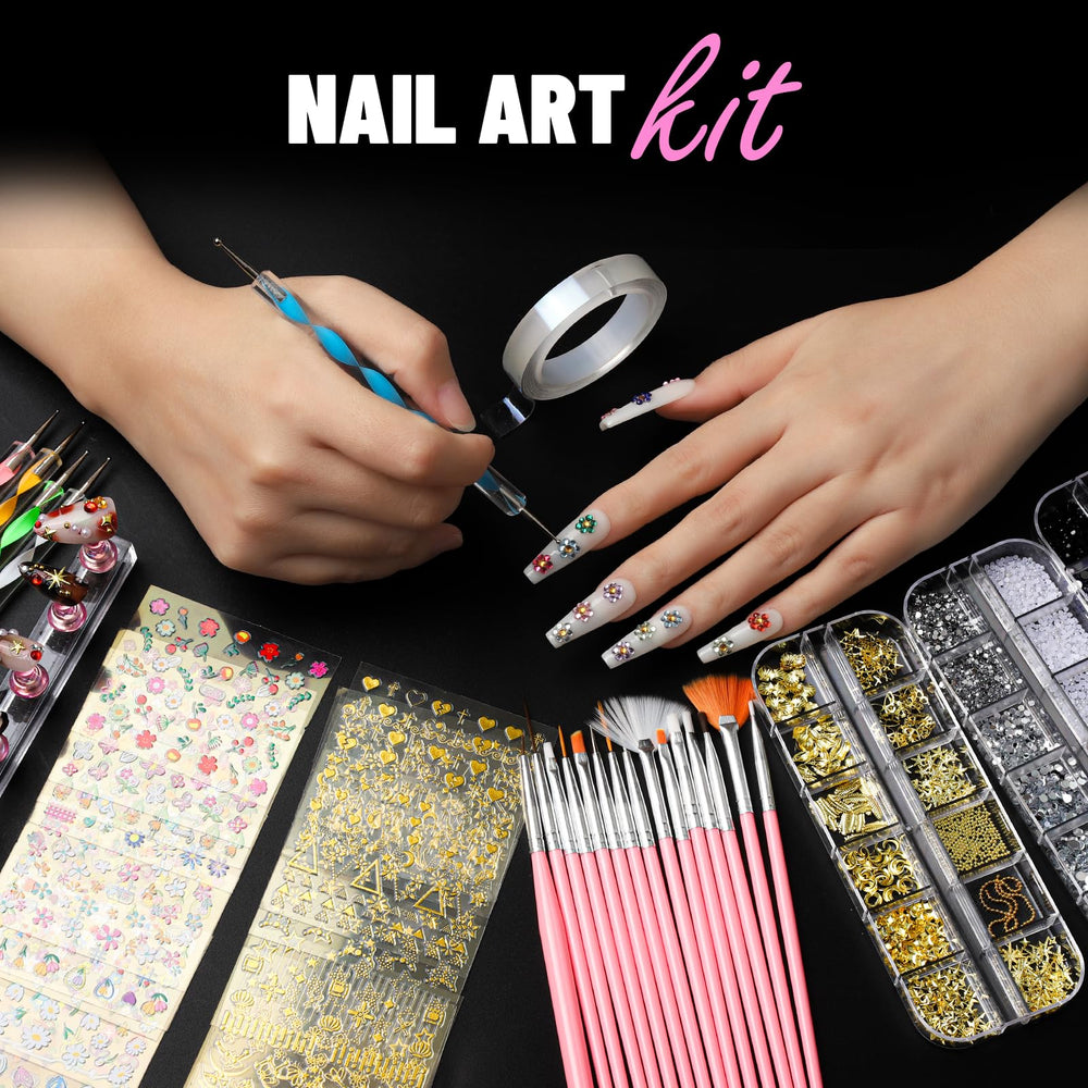 Charm s et gemmes Fandamei – détails dorés pour designs variés.