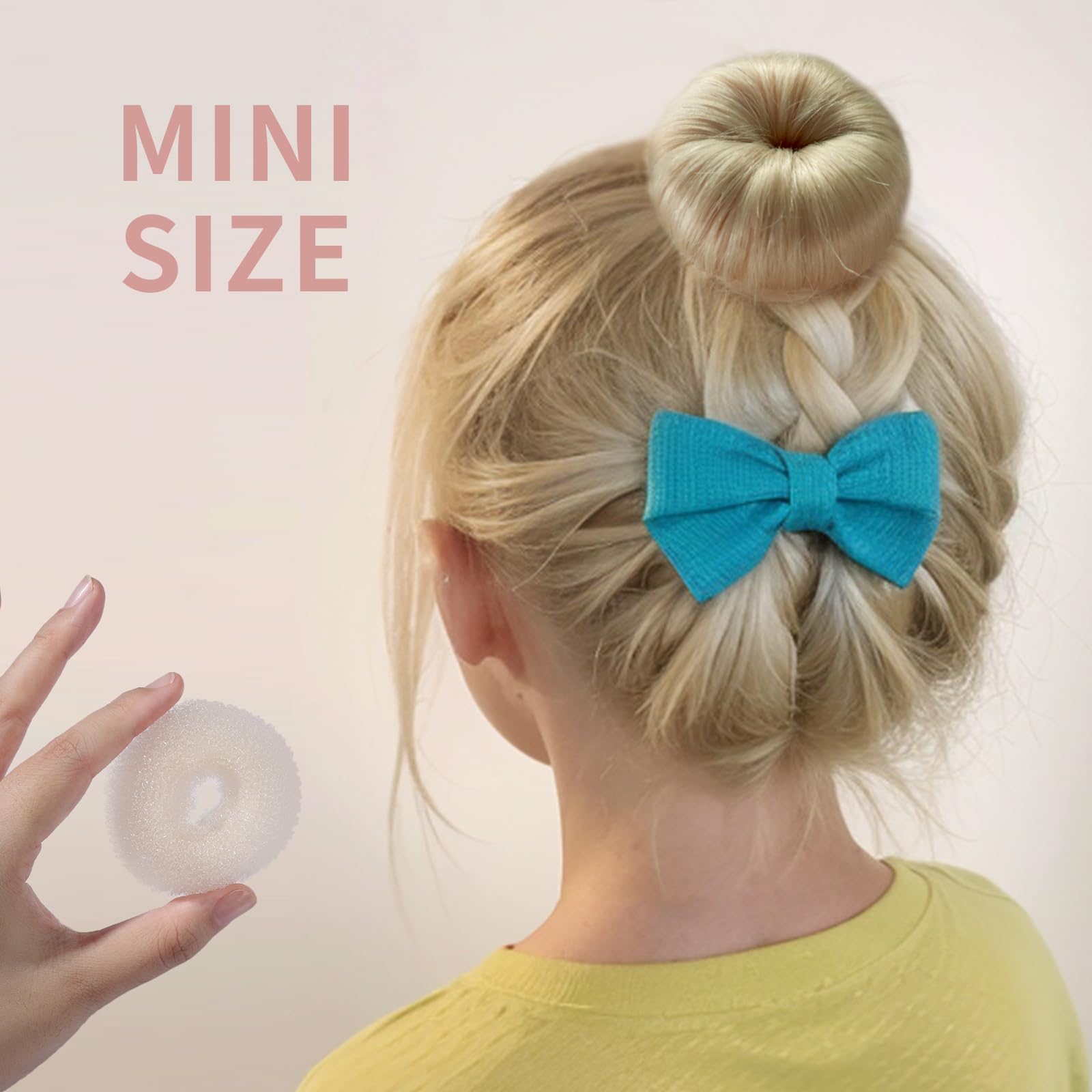 Fandamei chignon donut extra petit idéal pour enfants.