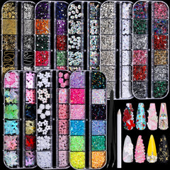 FANDAMEI ensemble d’accessoires ongles: kit complet pour manucure éclatante à domicile.