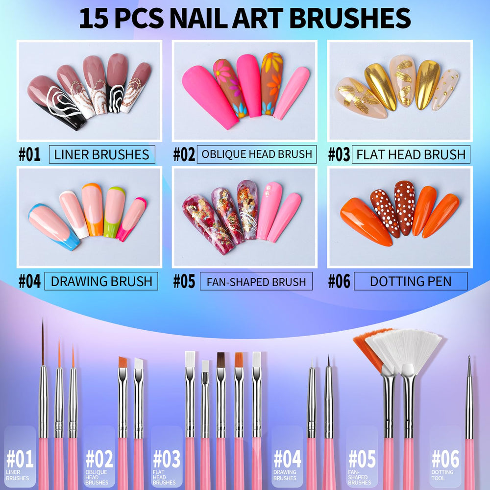 Ensemble accessoires ongles Fandamei polyvalent creative