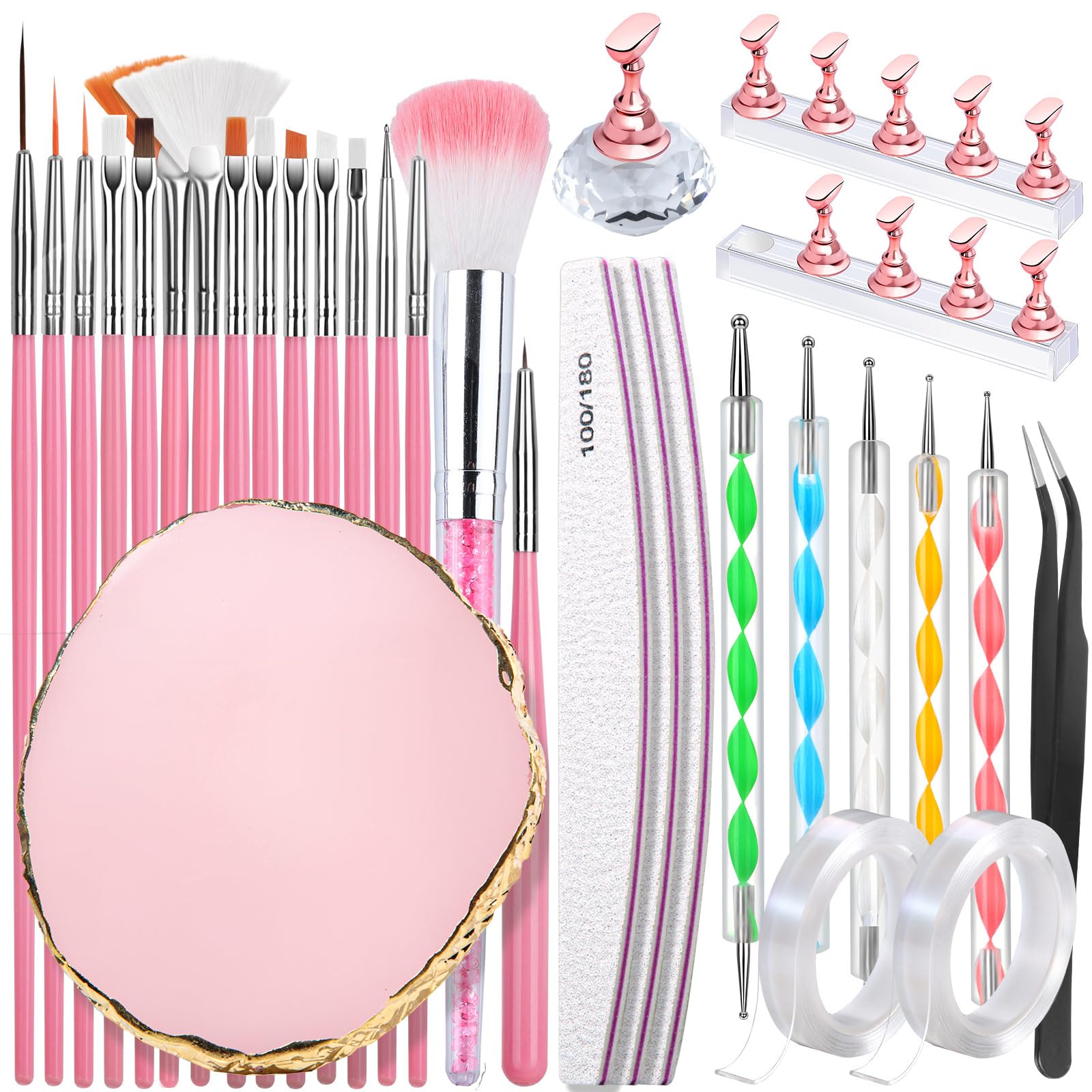 Kit Fandamei avec ensemble-outils design-ongles pour motifs précis.