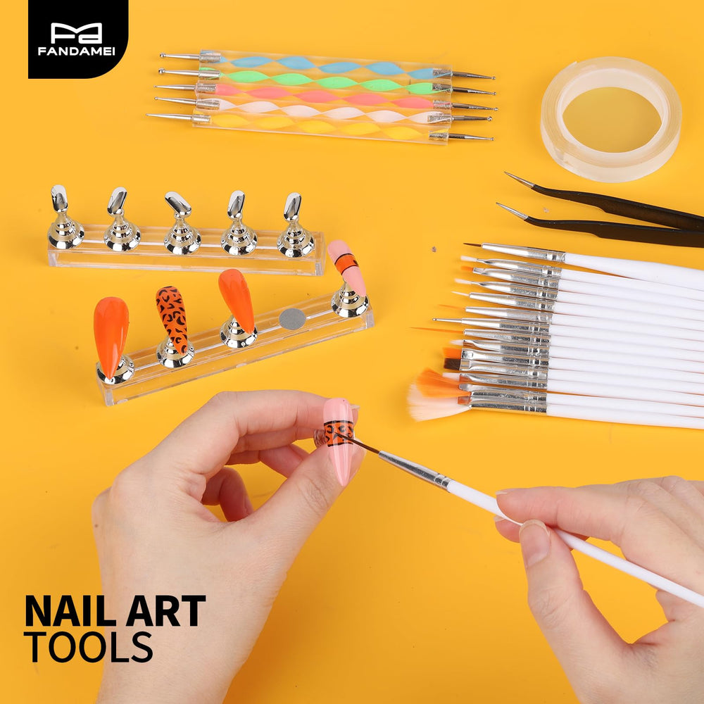 Boîte pratique Fandamei pour rangement et transport du matériel d’ongles