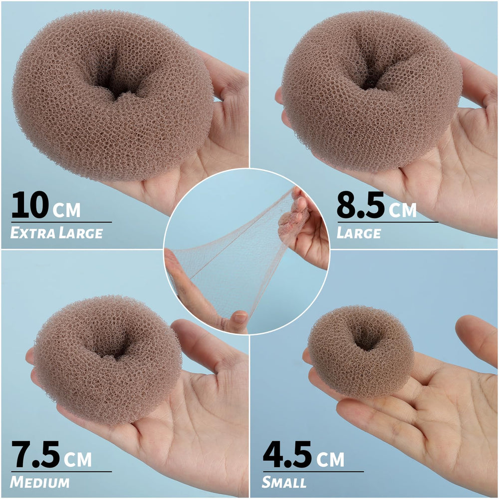 Fandamei filets cheveux invisibles, 20 pièces, discrètes sous les coiffures.