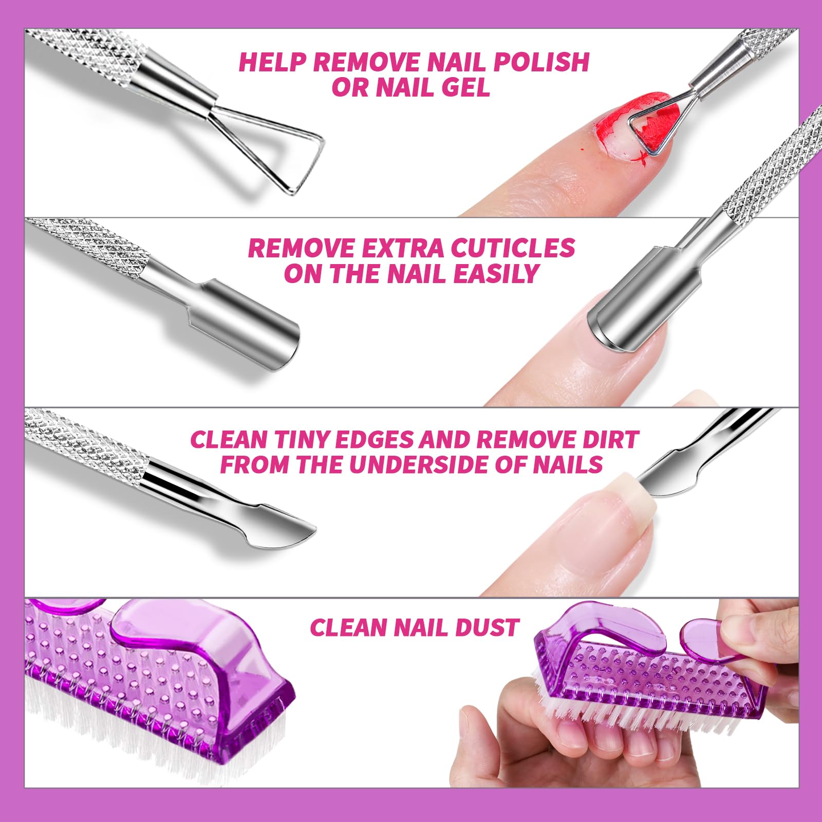 Fandamei lime-ongles-100-180: lime efficace pour tailler et façonner.