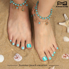 Ongles Fandamei adhésifs paillettes, effet étincelant