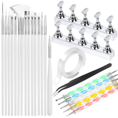 Pinceaux Fandamei pour décorations d’ongles précises et nettes