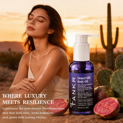 Absorption rapide après application, Fankr Desert Silk laisse une sensation légère.