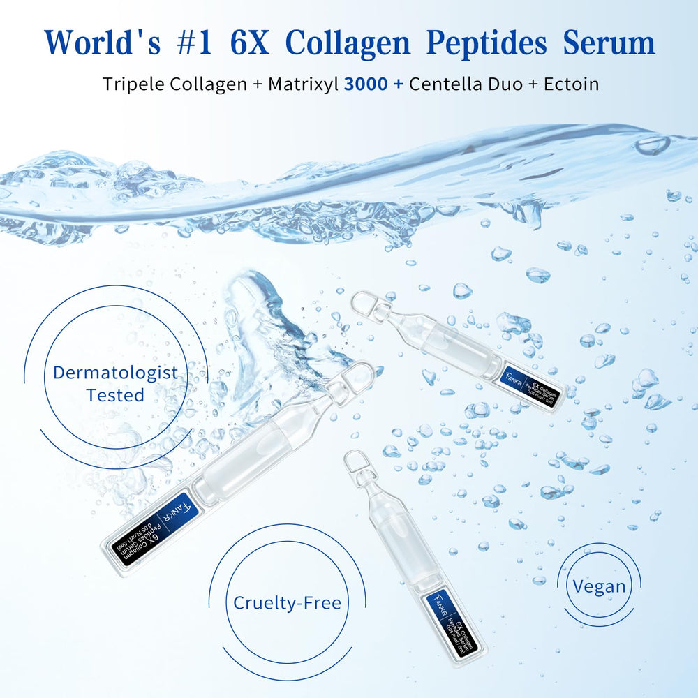 Ensemble d’ampoules Fankr 6X Collagen prêt à l’emploi.