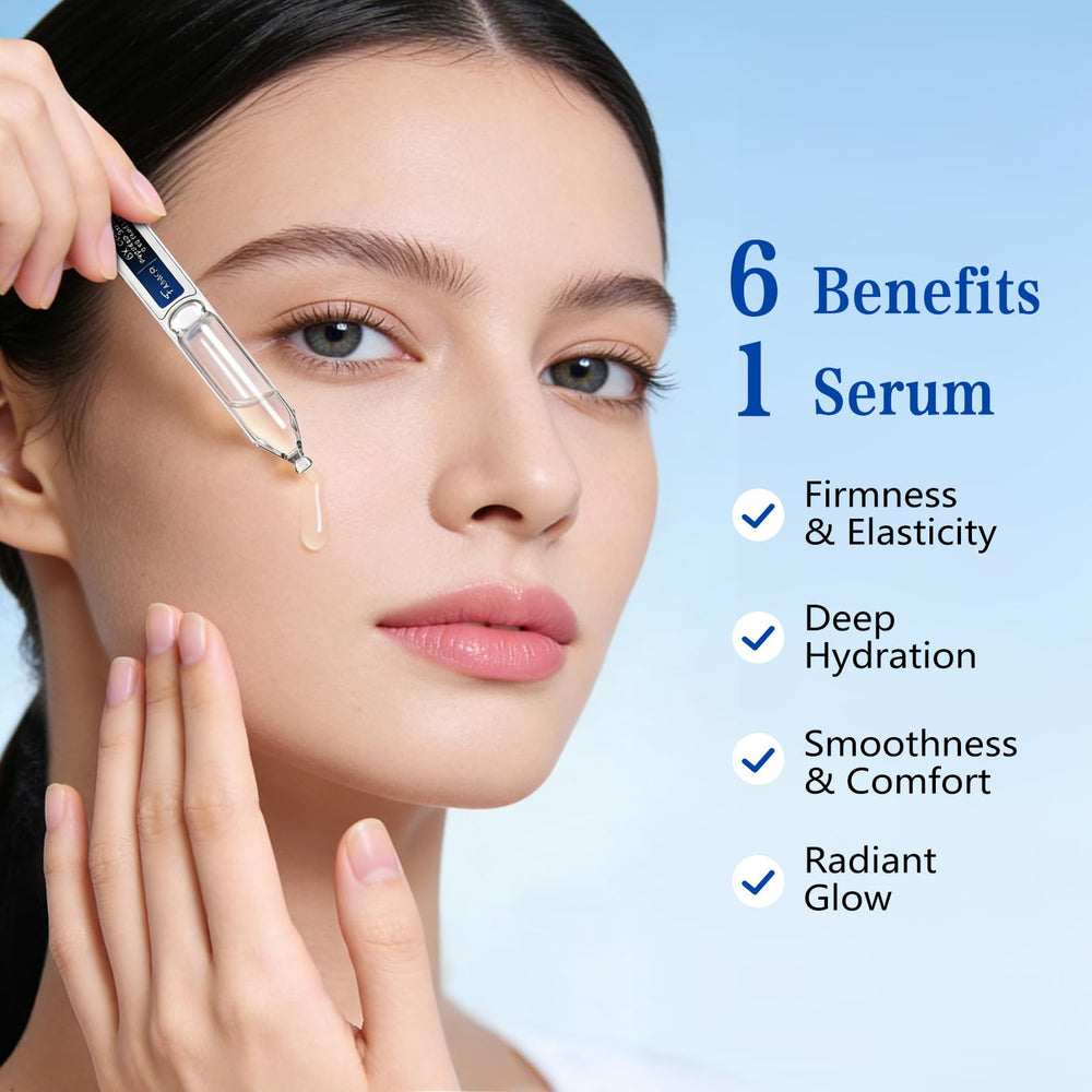 Application matin et soir du sérum Fankr sur le visage.